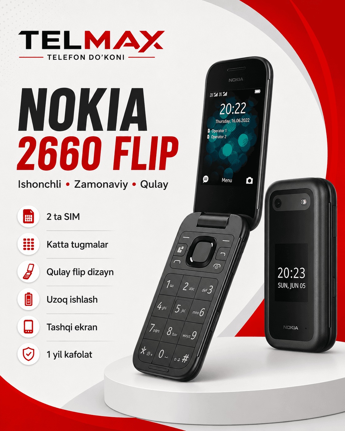 NOKIA 2660 Flip
